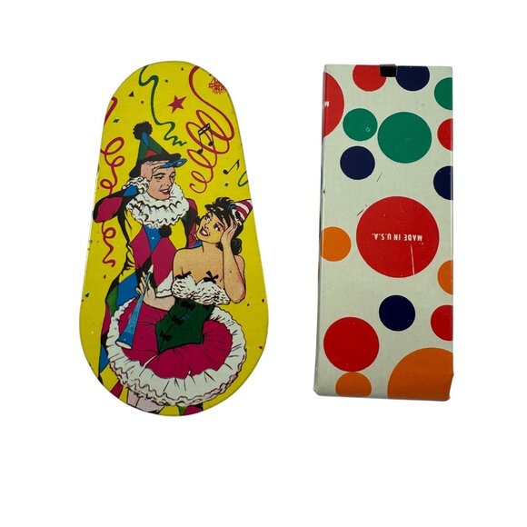 Lot of 8 Tin Litho Toy Noisemakers New Years Party US Metal Mfg Co Vintage 1950s - Picture 2 of 11